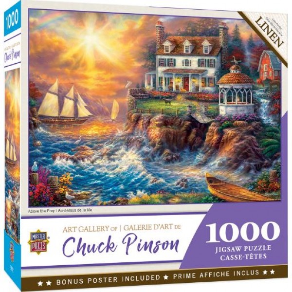 Zachód słońca nad zatoką, Chuck Pinson (1000el.) - Sklep Art Puzzle